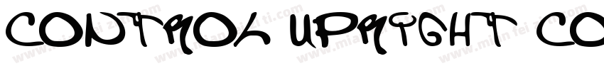 control upright commercial字体转换